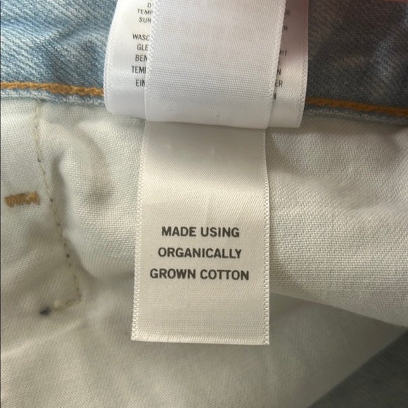 Citizens of Humanity NWT sz 27 Franca Baggy Light Blue Denim Short Button Fly - Picture 10 of 10